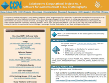 Tablet Screenshot of ccp4.ac.uk
